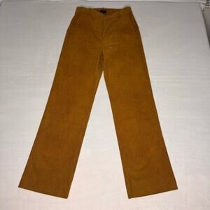 Mustard 00 J Crew Cordoroy Wide Leg Pant